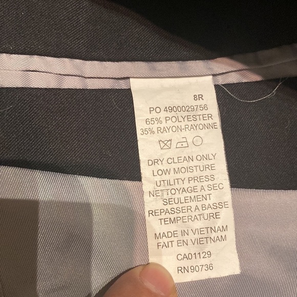 Michael Kors Boys Blazer size 8, black with lilac bow - Picture 7 of 8